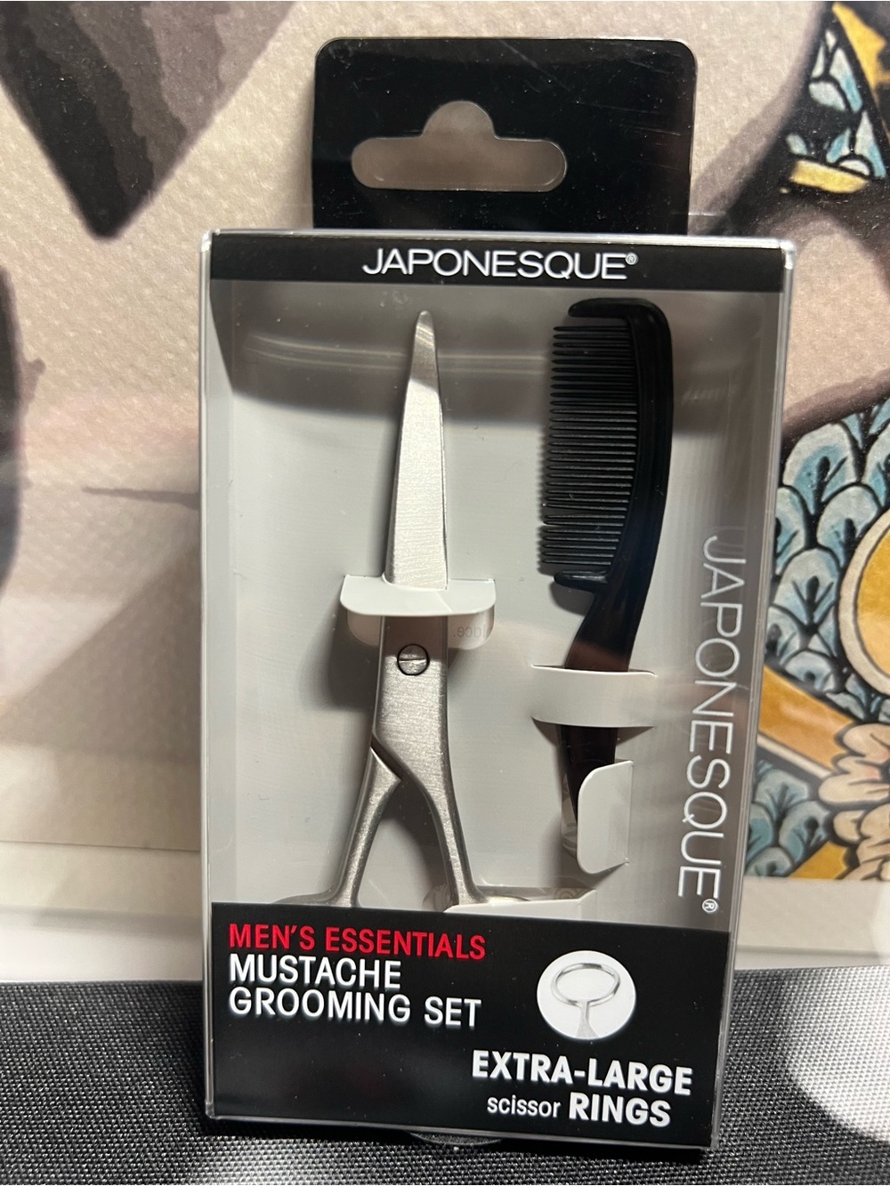 JAPAONESQUE ✂️ Men’s Essential Mustache Grooming Set